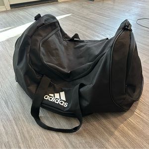 Adidas large black duffel bag